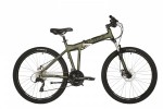Велосипед 26' складной FOXX ZING H1 зеленый, 18 ск., 18' 26SHV.ZINGH1.18GN1